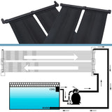 Solar Pool Heater Panel 2 pcs 80x310 cm - 45-Degree Angle