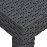 4 Piece Garden Lounge Set with Cushions PP Rattan Anthracite - Extra Image