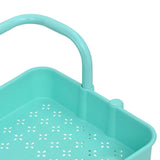 3-Tier Kitchen Trolley Turquoise 42x35x85 cm Iron and ABS - 45-Degree Angle
