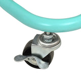 3-Tier Kitchen Trolley Turquoise 42x35x85 cm Iron and ABS - Rear View