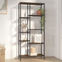 Book Shelf 80x30x180 cm Steel and Engineered Wood