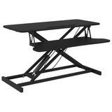 Adjustable Workstation 90x40x(13-50) cm Steel and Engineered Wood - Front View