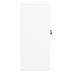Office Cabinet White 90x40x90 cm Steel