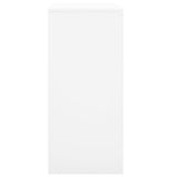 Office Cabinet with Sliding Door White 90x40x90 cm Steel - Top-Down View