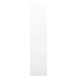 Office Cabinet with Sliding Door White 90x40x180 cm Steel
