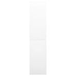 Office Cabinet with Sliding Door White 90x40x180 cm Steel