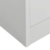 Wardrobe Light Grey 80x50x180 cm Steel - Extra Image