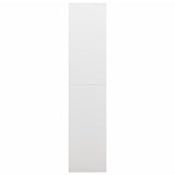 Locker Cabinet White 90x40x180 cm Steel