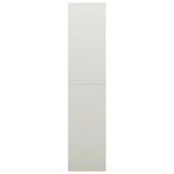 Locker Cabinet Light Grey 90x40x180 cm Steel
