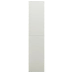 Locker Cabinet Light Grey 90x40x180 cm Steel