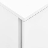 Mobile File Cabinet White 39x45x67 cm Steel