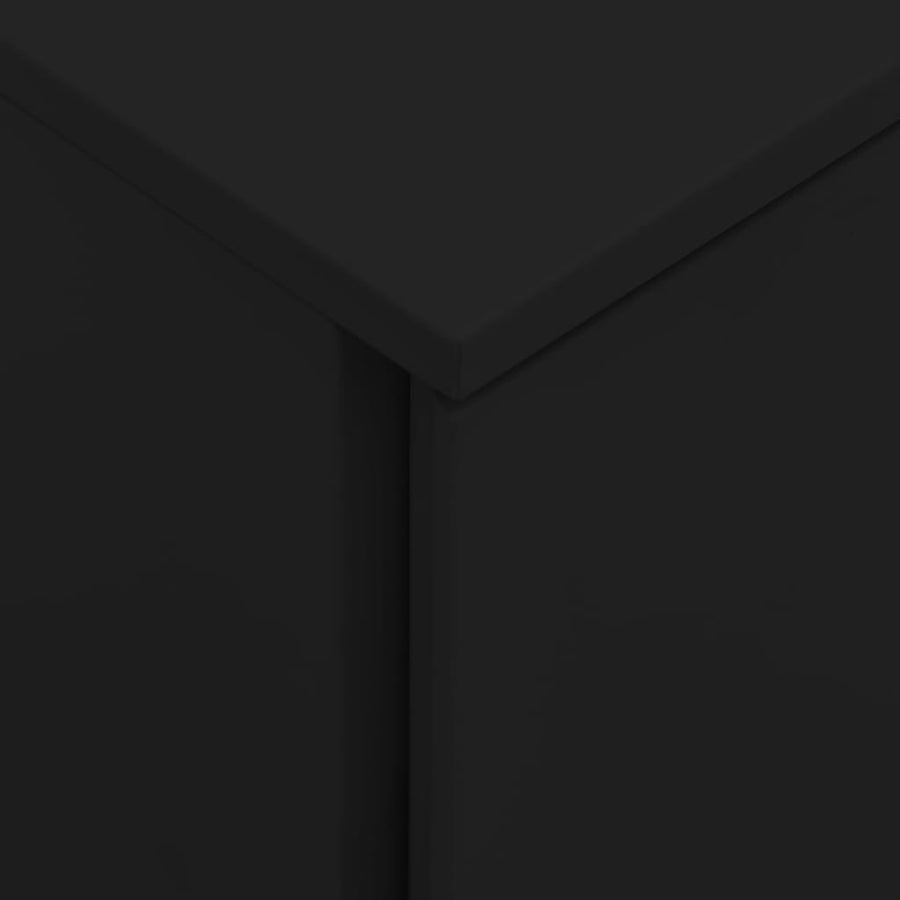 Mobile File Cabinet Black 39x45x67 cm Steel