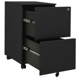 Mobile File Cabinet Anthracite 39x45x67 cm Steel - 45-Degree Angle
