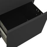 Mobile File Cabinet Anthracite 39x45x67 cm Steel - Close-Up Angle