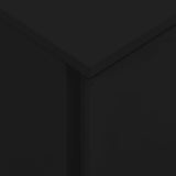 Mobile File Cabinet Black 39x45x60 cm Steel
