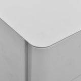 Mobile File Cabinet Light Grey 30x45x59 cm Steel - Extra Image