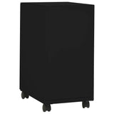 Mobile File Cabinet Black 30x45x59 cm Steel - Top-Down View