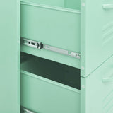 Drawer Cabinet Mint 80x35x101.5 cm Steel - Low Angle