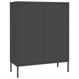 Drawer Cabinet Anthracite 80x35x101.5 cm Steel - 45-Degree Angle
