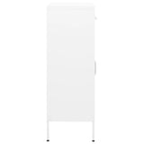 Storage Cabinet White 80x35x101.5 cm Steel