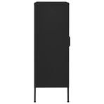 Storage Cabinet Black 80x35x101.5 cm Steel