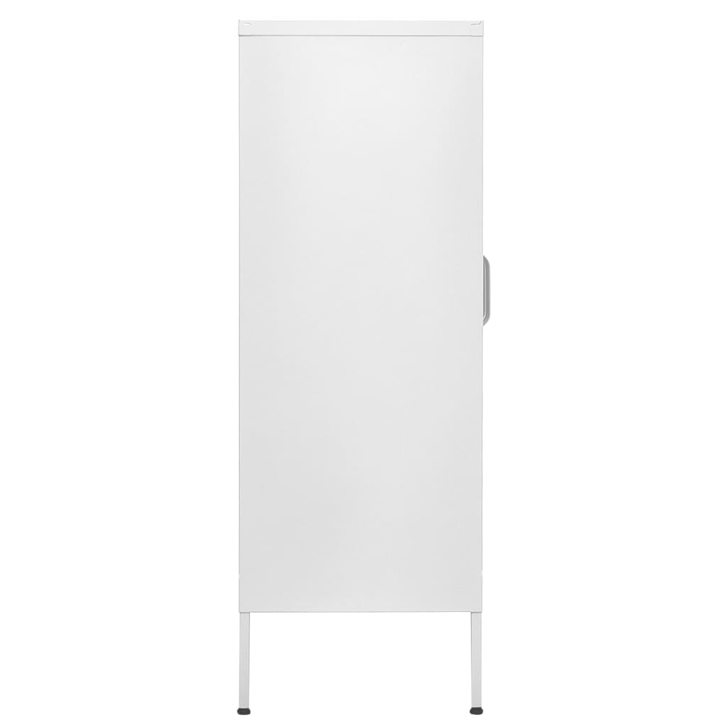 Storage Cabinet White 80x35x101.5 cm Steel