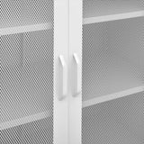 Storage Cabinet White 80x35x101.5 cm Steel