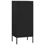 Storage Cabinet Black 42.5x35x101.5 cm Steel