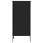 Storage Cabinet Black 42.5x35x101.5 cm Steel