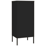 Storage Cabinet Black 42.5x35x101.5 cm Steel - 45-Degree Angle