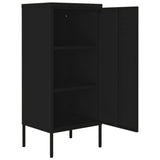 Storage Cabinet Black 42.5x35x101.5 cm Steel
