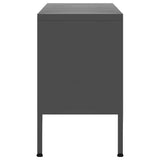 TV Cabinet Anthracite 105x35x50 cm Steel - Top-Down View