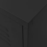 TV Cabinet Black 105x35x50 cm Steel