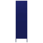 Wardrobe Navy Blue 90x50x180 cm Steel