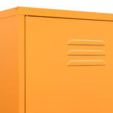 Wardrobe Mustard Yellow 90x50x180 cm Steel