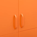 Wardrobe Orange 90x50x180 cm Steel