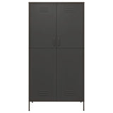Wardrobe Anthracite 90x50x180 cm Steel