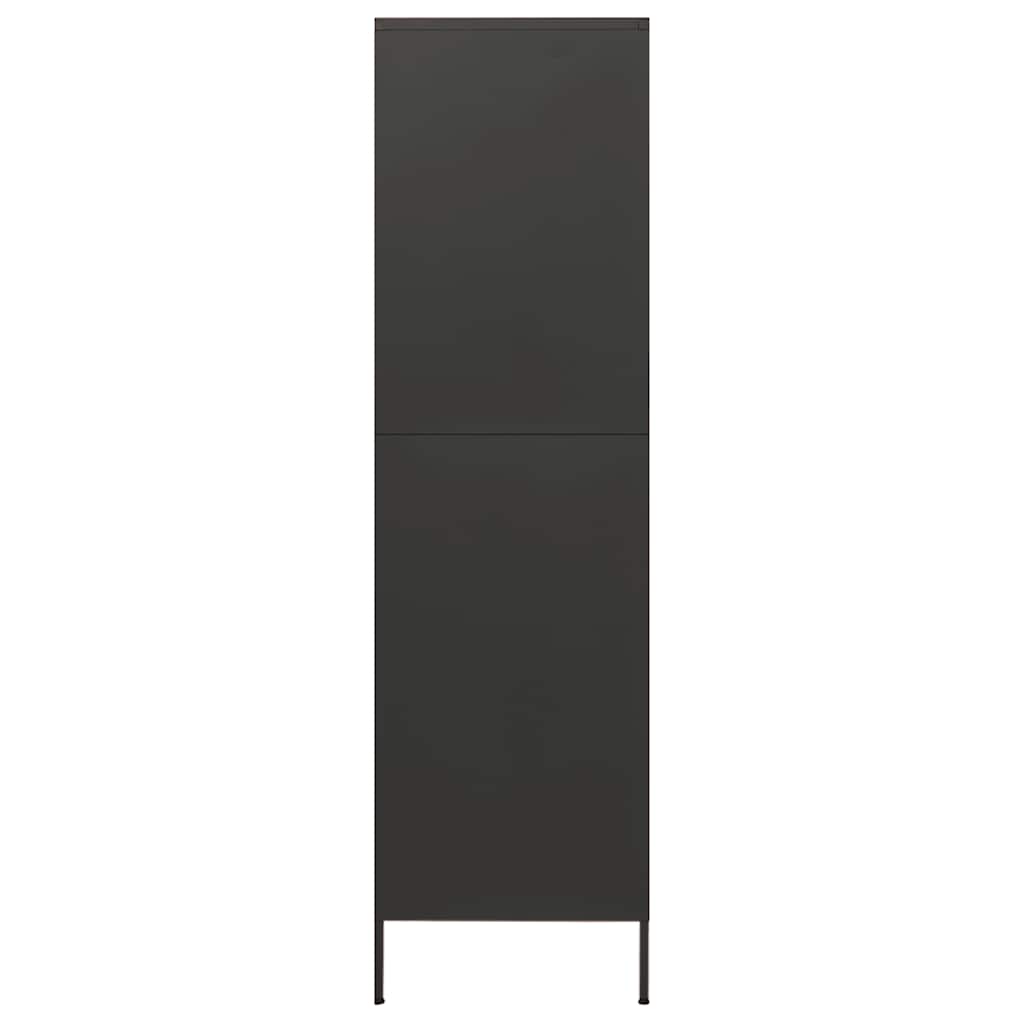 Wardrobe Anthracite 90x50x180 cm Steel