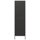 Wardrobe Anthracite 90x50x180 cm Steel - Top-Down View