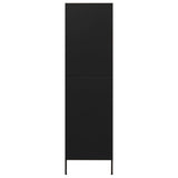 Wardrobe Black 90x50x180 cm Steel