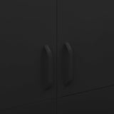 Wardrobe Black 90x50x180 cm Steel