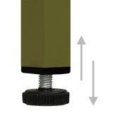 Locker Cabinet Olive Green 35x46x180 cm Steel - Close-Up Angle