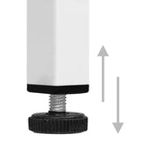 Locker Cabinet White 35x46x180 cm Steel - Low Angle