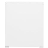 Filing Cabinet White 46x62x72.5 cm Steel - Top-Down View