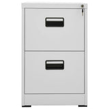 Filing Cabinet Light Grey 46x62x72.5 cm Steel