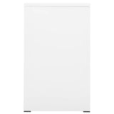 Filing Cabinet White 46x62x102.5 cm Steel - Top-Down View