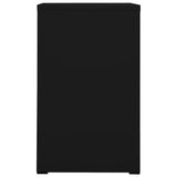Filing Cabinet Black 46x62x102.5 cm Steel - Top-Down View