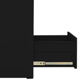 Filing Cabinet Black 46x62x102.5 cm Steel
