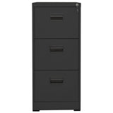 Filing Cabinet Anthracite 46x62x102.5 cm Steel