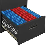 Filing Cabinet Anthracite 46x62x102.5 cm Steel - Extra Image